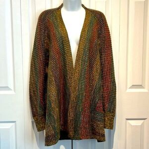 Mossimo Supply Co.‎ Multicoloured Open Face Cardigan Size S